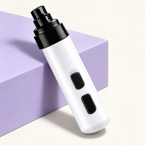 Hush Pets grind Hero. Brand product visualization.